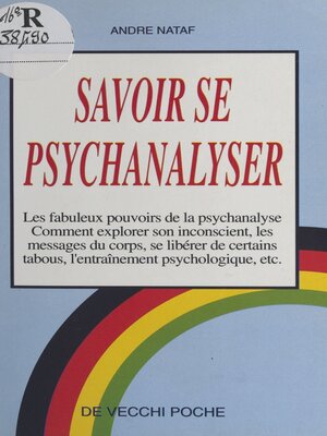 cover image of Savoir se psychanalyser